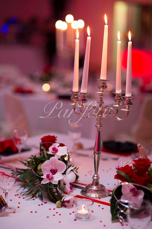Décoration florale, décoration de table, Mariage
